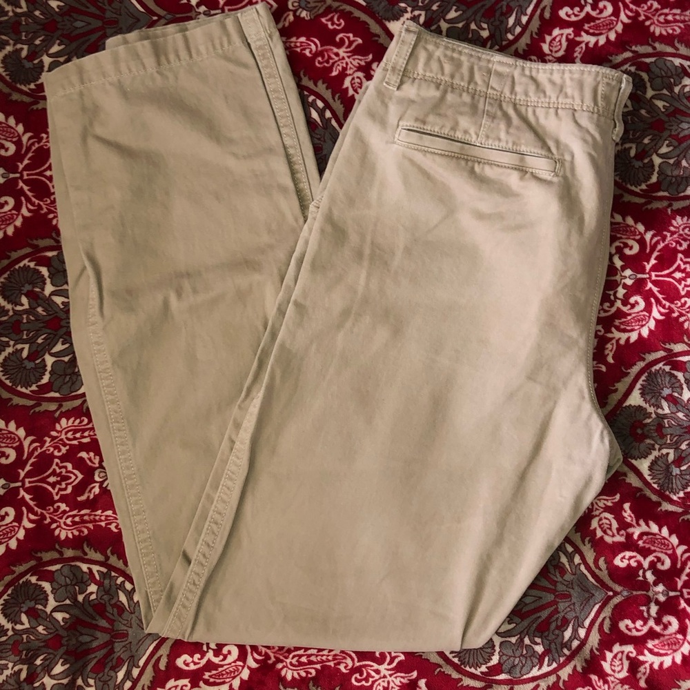 American Eagle khakis.